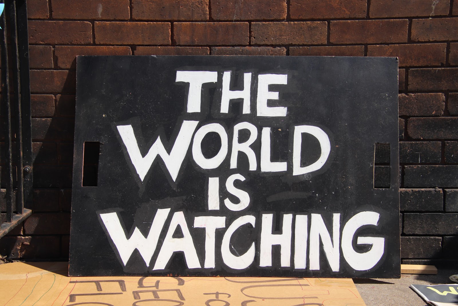 BLM_The World is Watching Sign