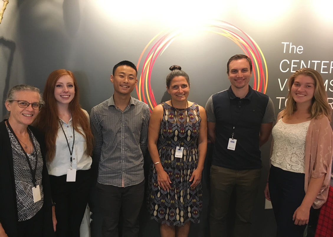 Photo taken in the Summer of 2018. From left to right: Nancy Pearson, Shelby Ankrom, Andy Pham, Emily Hutchinson, Brent Jensen, Catherine Johnson.