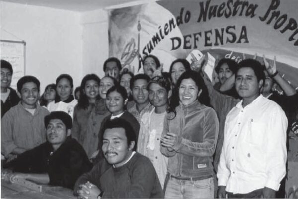 Human rights defenders in Chiapas, Mexico, participating in a workshop